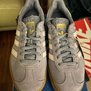 Adidas Gazelles Lavender Athletic Shoes